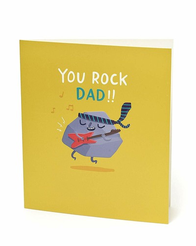 Lustige karte you rock - lustige, papa